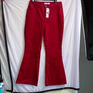 Black Friday Red Flare Pants